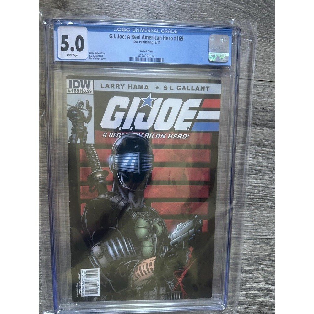 IDW G.I. Joe: A Real American Hero #169 CGC 5.0 Variant Cover 2011 Color Comic